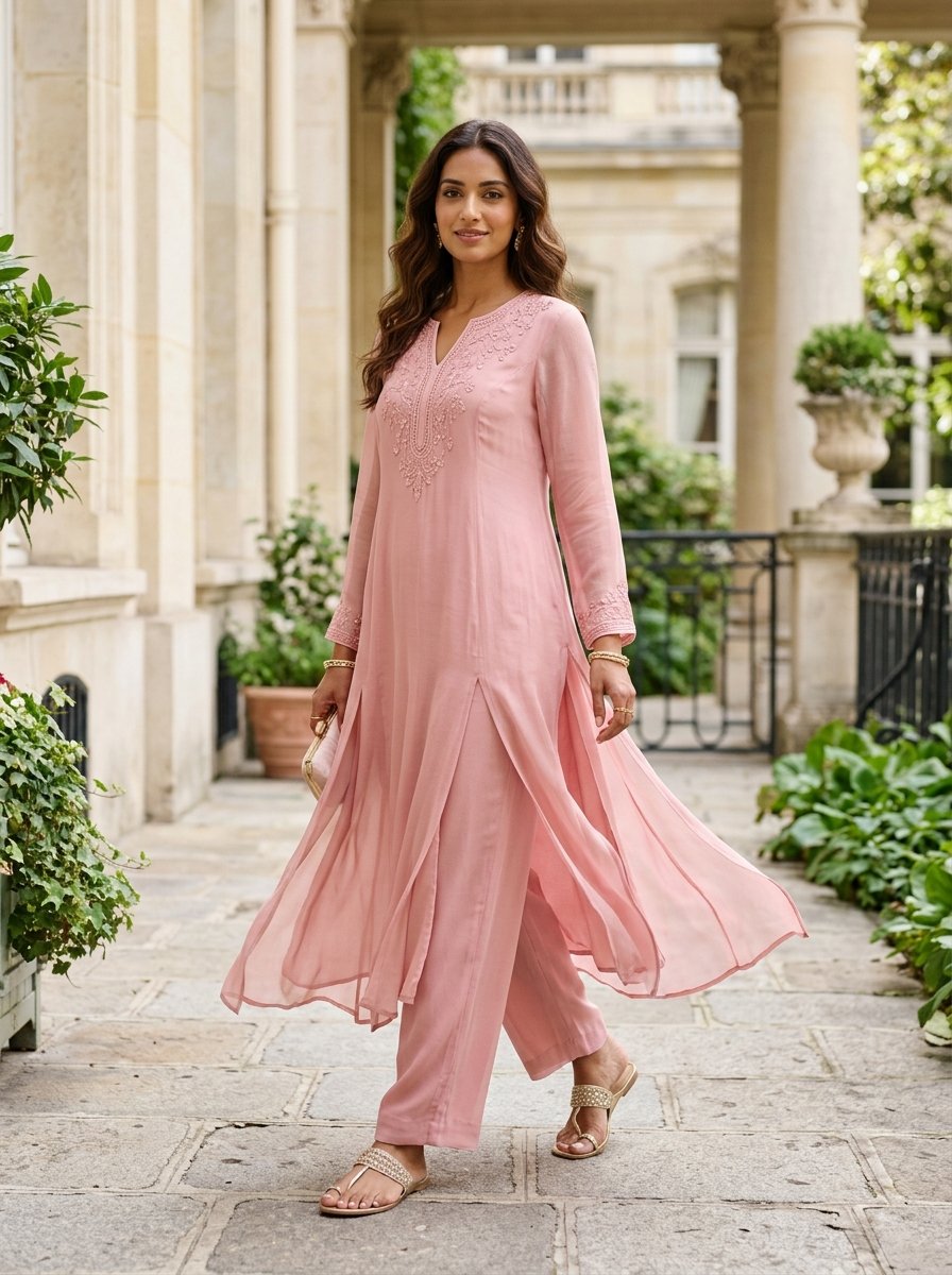 Zariah Georgette Kurti